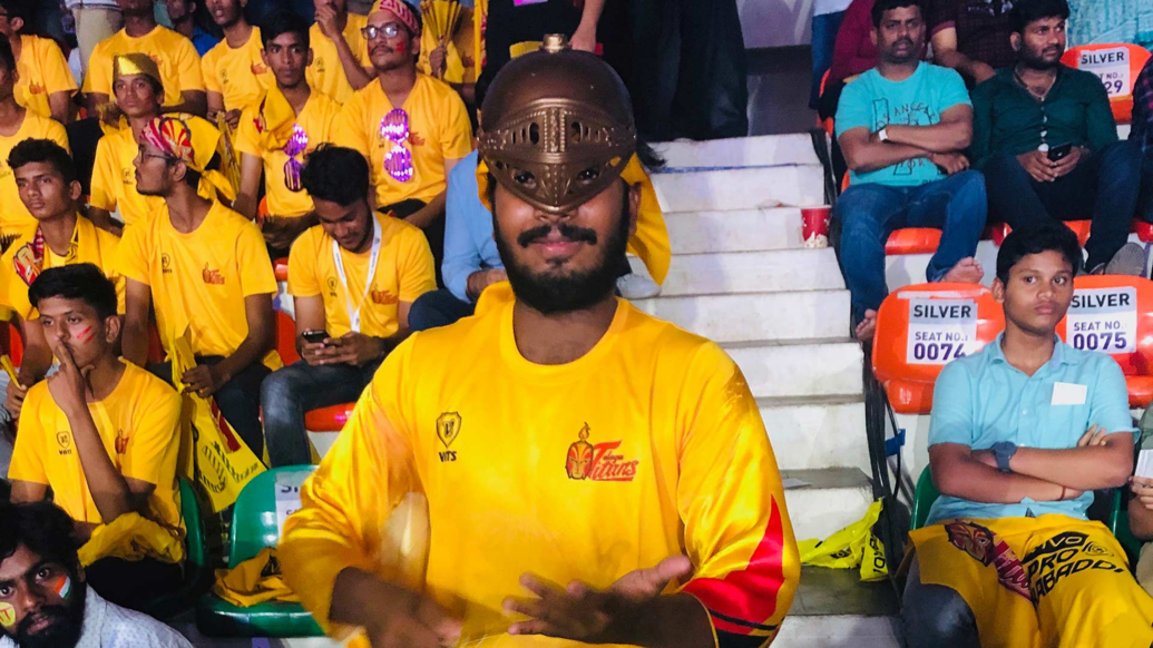 Titans Army show their support for Telugu Titans Titans Army show their support for Telugu Titans