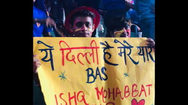 Dabang Fauj show their support for Dabang Delhi K.C. Dabang Fauj show their support for Dabang Delhi K.C.