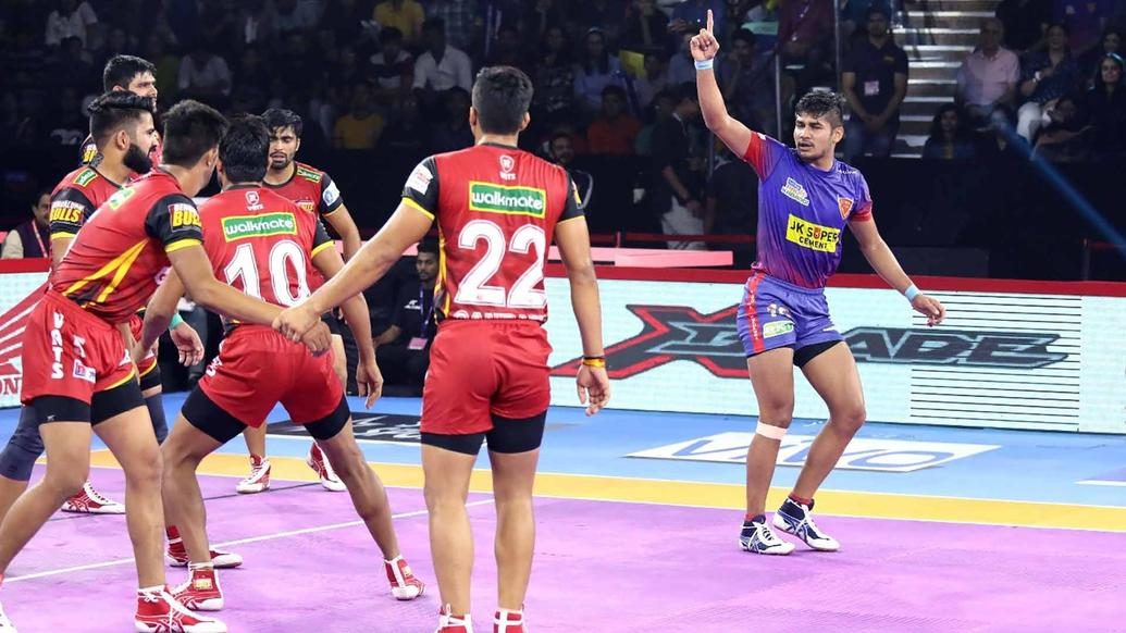 Dabang Delhi K.C. begin home leg with win over Bengaluru Bulls Dabang Delhi K.C. begin home leg with win over Bengaluru Bulls