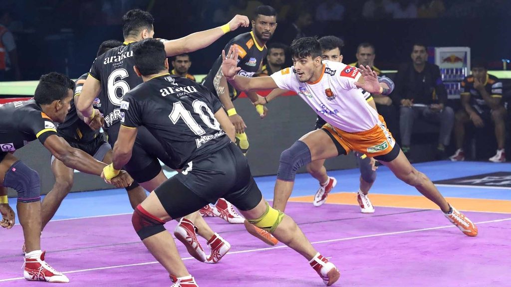 Manjeet pulled off a sensational Super Raid against Telugu Titans.