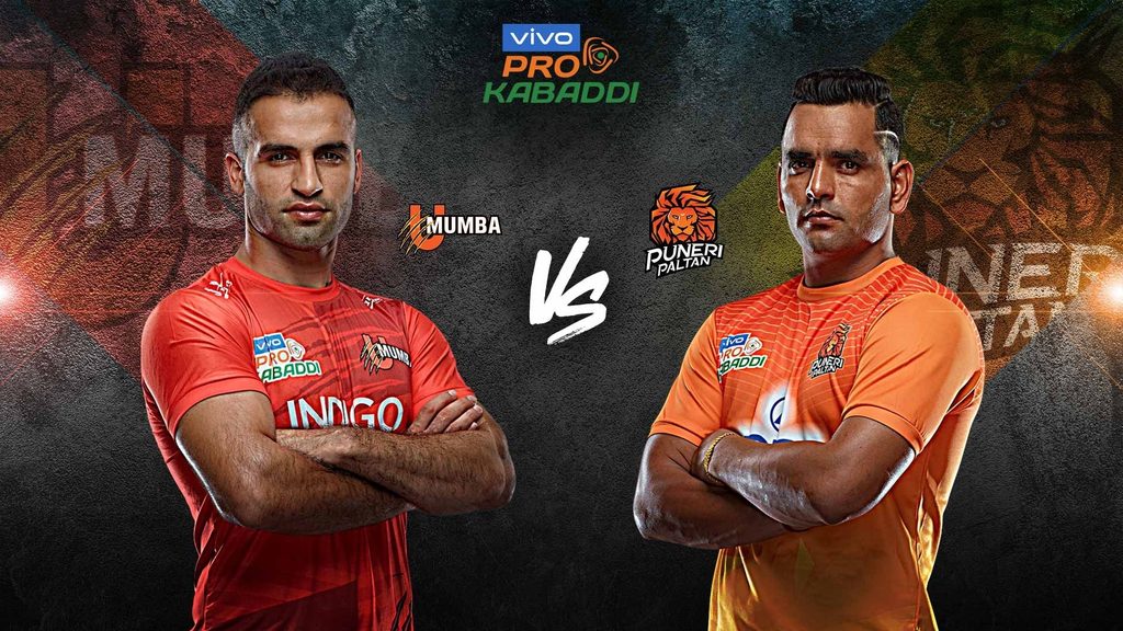 U Mumba take on Puneri Paltan in Match 12 of VIVO Pro Kabaddi Season 7.