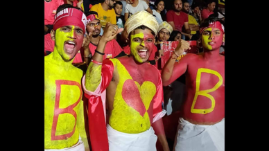 Bulls'I show their support for Bengaluru Bulls Bulls'I show their support for Bengaluru Bulls