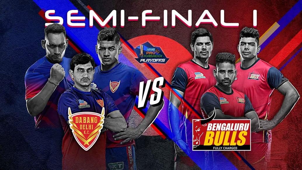Dabang Delhi K.C. to battle Bengaluru Bulls for a place in the vivo Pro Kabaddi Season 7 final Dabang Delhi K.C. to battle Bengaluru Bulls for a place in the vivo Pro Kabaddi Season 7 final