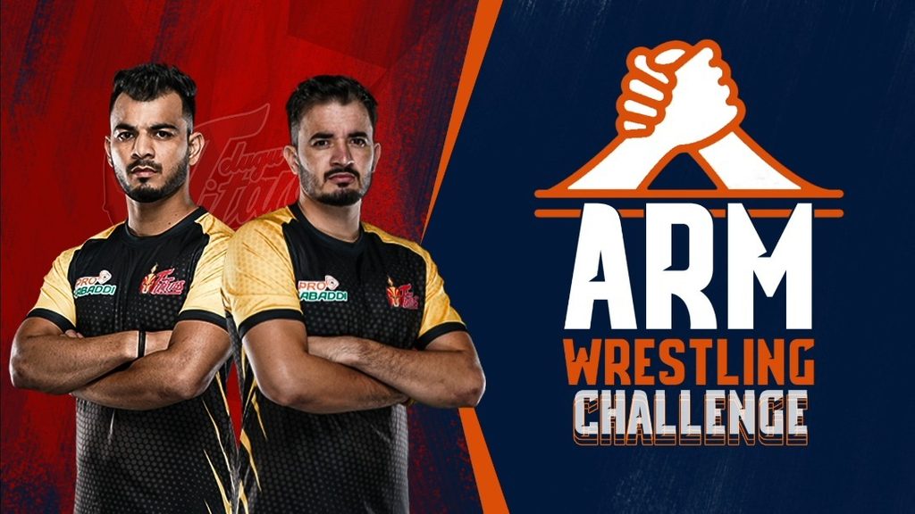 Arm Wrestling Challenge ft. Telugu Titans Mazedaar Panga PKL Unplugged