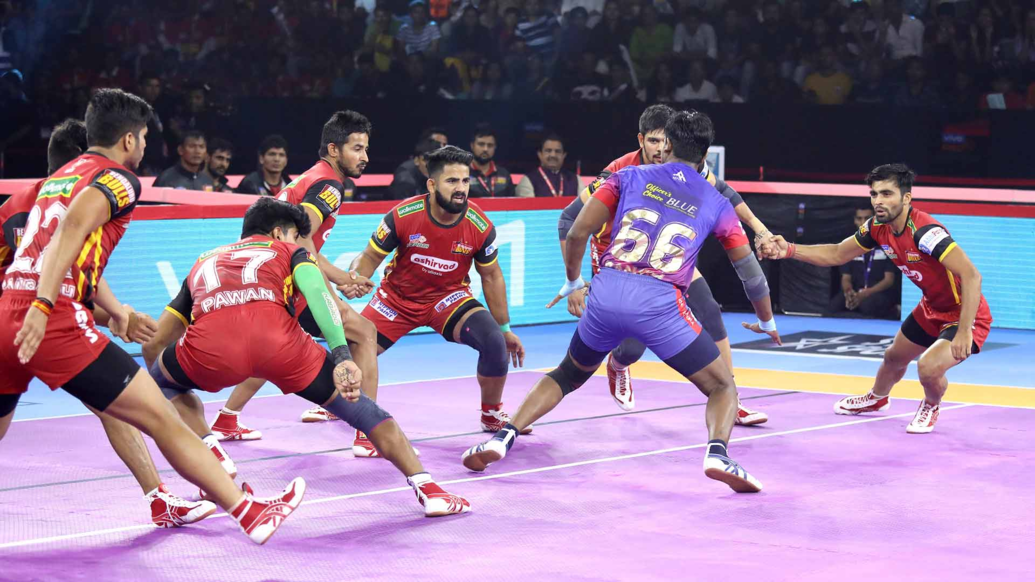 Match 56: Dabang Delhi K.C. vs Bengaluru Bulls Match 56: Dabang Delhi K.C. vs Bengaluru Bulls