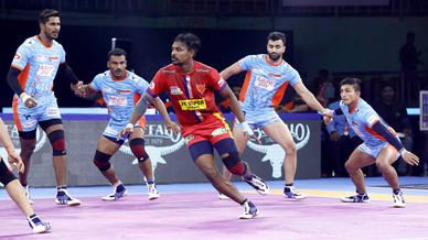 Match 46: Bengal Warriors vs Dabang Delhi K.C. Match 46: Bengal Warriors vs Dabang Delhi K.C.