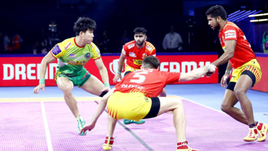 Match 123: Gujarat Fortunegiants vs Patna Pirates Match 123: Gujarat Fortunegiants vs Patna Pirates