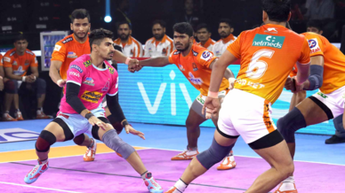 Match 42: Jaipur Pink Panthers vs Puneri Paltan Match 42: Jaipur Pink Panthers vs Puneri Paltan