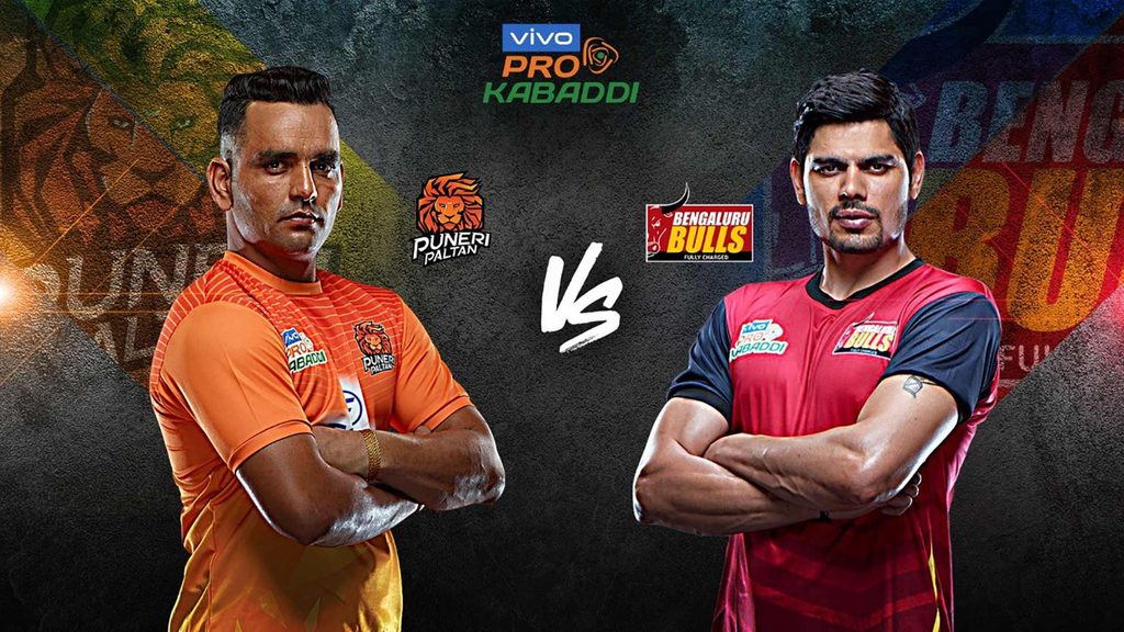 Puneri Paltan face Bengaluru Bulls in Match 51 of VIVO Pro Kabaddi Season 7.