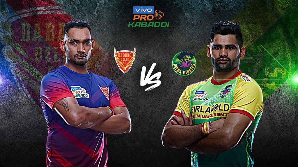 Dabang Delhi K.C. take on Patna Pirates in Match 66 of vivo Pro Kabaddi Season 7.