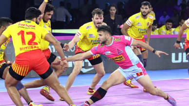 Match 100: Jaipur Pink Panthers vs Gujarat Fortunegiants Match 100: Jaipur Pink Panthers vs Gujarat Fortunegiants