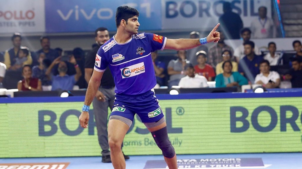 Vinay was the highest scoring rookie in vivo Pro Kabaddi Season 7.