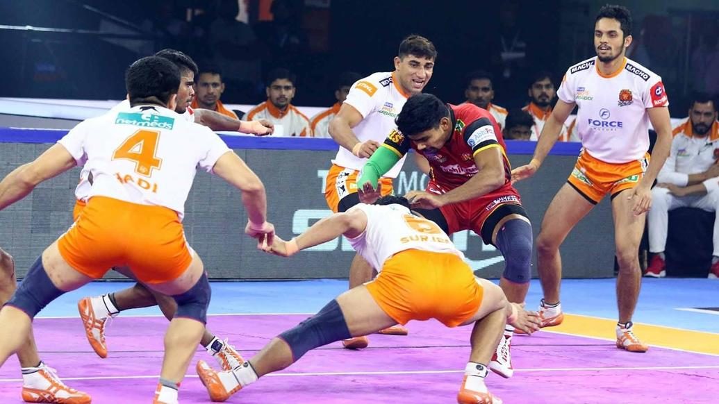 Surjeet Singh’s High 5 helps Puneri Paltan beat Bengaluru Bulls Surjeet Singh’s High 5 helps Puneri Paltan beat Bengaluru Bulls