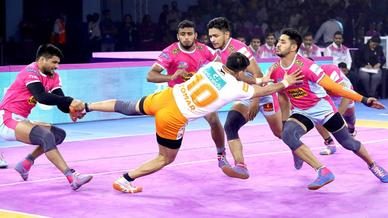 Match 107: Jaipur Pink Panthers vs Puneri Paltan Match 107: Jaipur Pink Panthers vs Puneri Paltan
