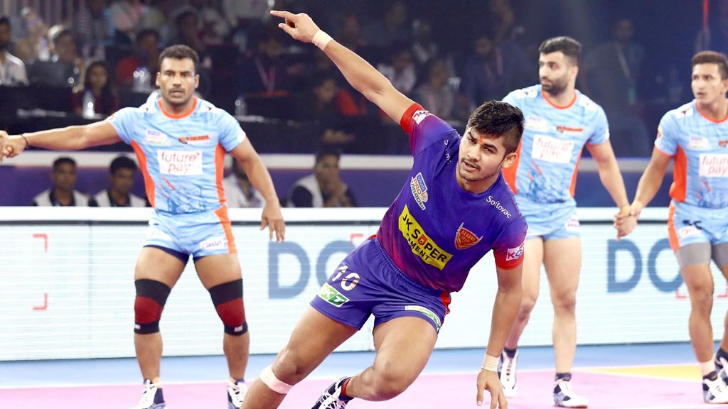 Naveen Kumar scored his 21st straight Super 10 of Season 7 in the final.