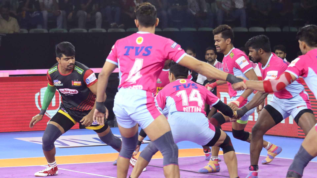 Match 58: Jaipur Pink Panthers vs Bengaluru Bulls Match 58: Jaipur Pink Panthers vs Bengaluru Bulls