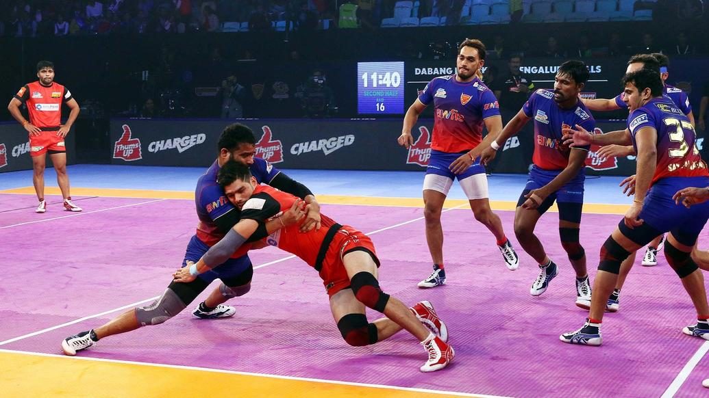 Match 97: Dabang Delhi K.C. vs Bengaluru Bulls Match 97: Dabang Delhi K.C. vs Bengaluru Bulls