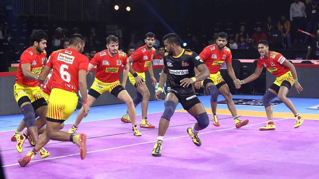Match 37: Gujarat Fortunegiants vs Telugu Titans Match 37: Gujarat Fortunegiants vs Telugu Titans