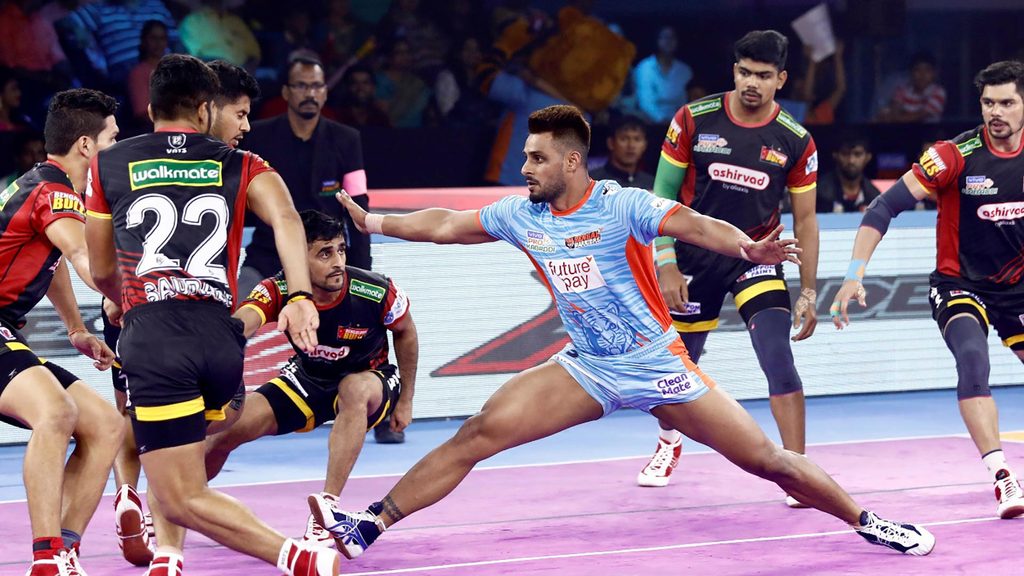 Bengal Warriors’ skipper Maninder Singh led the team from the front.