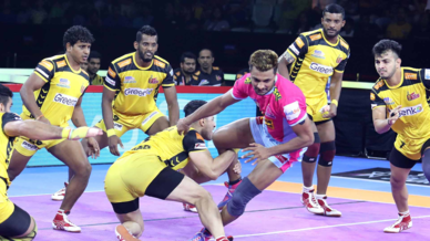 Match 57: Jaipur Pink Panthers vs Telugu Titans Match 57: Jaipur Pink Panthers vs Telugu Titans