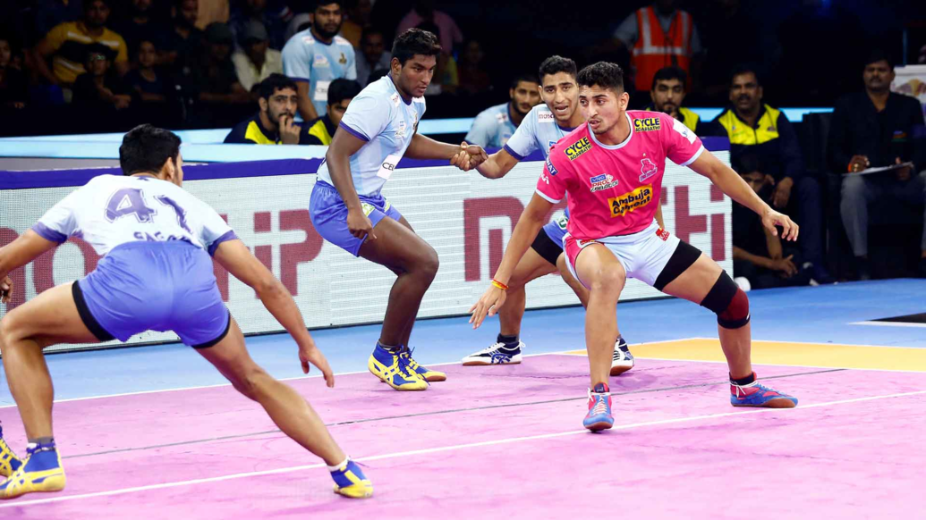 Match 127: Tamil Thalaivas vs Jaipur Pink Panthers Match 127: Tamil Thalaivas vs Jaipur Pink Panthers