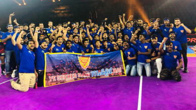 Dabang Fauj show their support for Dabang Delhi K.C. Dabang Fauj show their support for Dabang Delhi K.C.