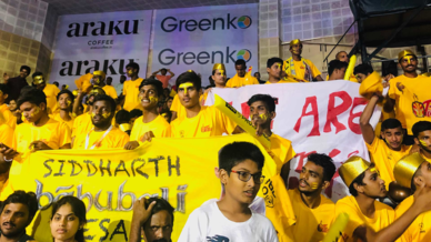 Titans Army show their support for Telugu Titans Titans Army show their support for Telugu Titans