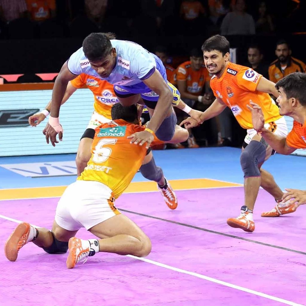 V Ajith Kumar's late heroics salvage tie for Tamil Thalaivas against Puneri Paltan V Ajith Kumar's late heroics salvage tie for Tamil Thalaivas against Puneri Paltan