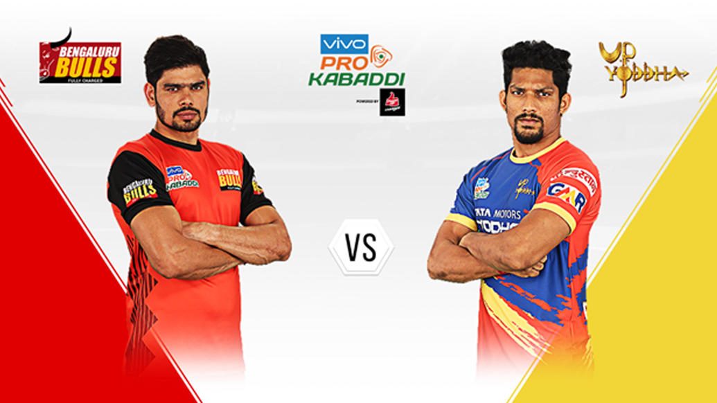 Home team Bengaluru Bulls take on U.P. Yoddha for the third time in Season 6 Home team Bengaluru Bulls take on U.P. Yoddha for the third time in Season 6