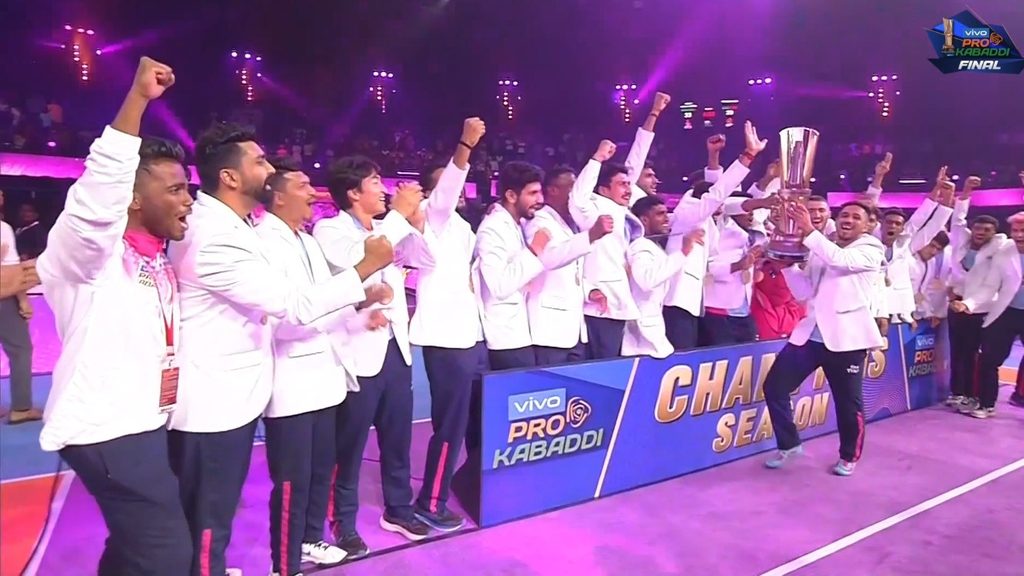 vivo Pro Kabaddi Season 9 Champions Jaipur Pink Panthers Fantastic Panga