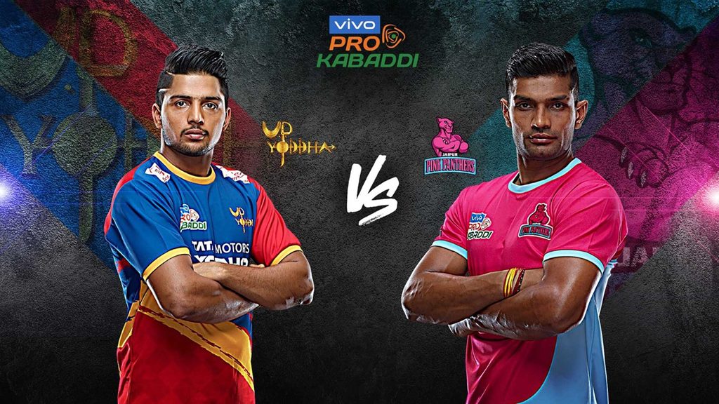 U.P. Yoddha will take on league leaders Jaipur Pink Panthers in Match 50 of VIVO Pro Kabaddi Season 7