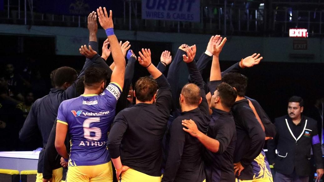 Match 6: Tamil Thalaivas vs Telugu Titans Match 6: Tamil Thalaivas vs Telugu Titans