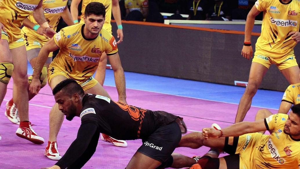 Siddharth Desai inspires U Mumba to huge victory over Telugu Titans Siddharth Desai inspires U Mumba to huge victory over Telugu Titans