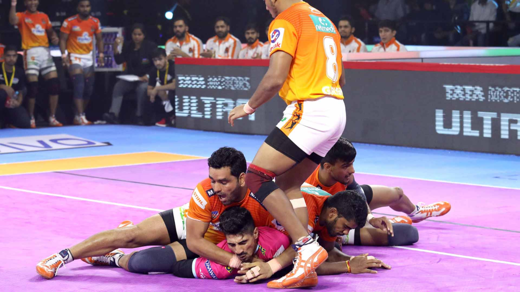 Match 42: Jaipur Pink Panthers vs Puneri Paltan Match 42: Jaipur Pink Panthers vs Puneri Paltan