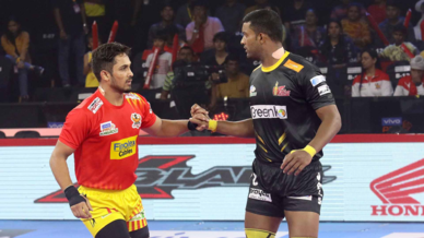 Match 37: Gujarat Fortunegiants vs Telugu Titans Match 37: Gujarat Fortunegiants vs Telugu Titans