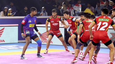 Semi-Final 1: Dabang Delhi K.C. vs Bengaluru Bulls Semi-Final 1: Dabang Delhi K.C. vs Bengaluru Bulls