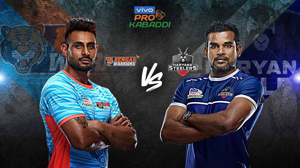 Bengal Warriors face Haryana Steelers in Match 60 of vivo Pro Kabaddi Season 7.