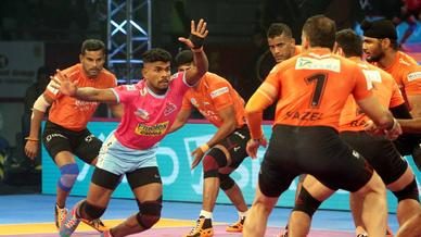 Match 114: Jaipur Pink Panthers vs U Mumba Match 114: Jaipur Pink Panthers vs U Mumba