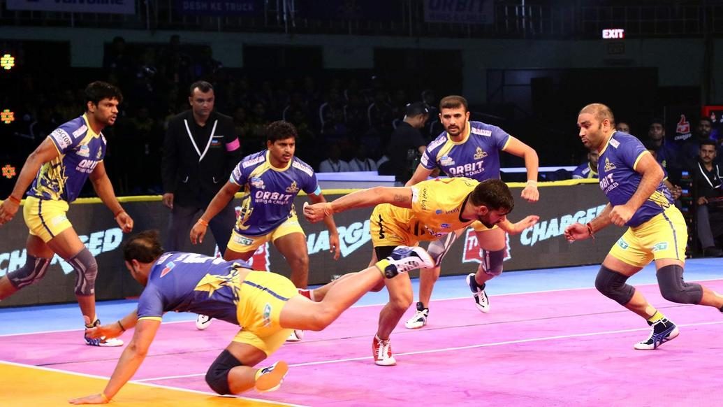 Match 6: Tamil Thalaivas vs Telugu Titans Match 6: Tamil Thalaivas vs Telugu Titans