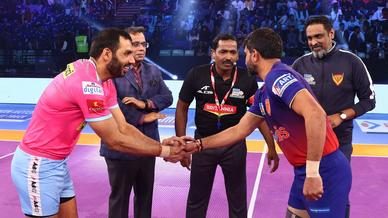 Match 89: Dabang Delhi K.C. vs Jaipur Pink Panthers Match 89: Dabang Delhi K.C. vs Jaipur Pink Panthers