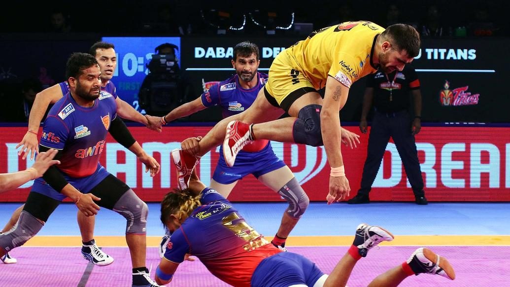 Match 95: Dabang Delhi K.C. vs Telugu Titans Match 95: Dabang Delhi K.C. vs Telugu Titans