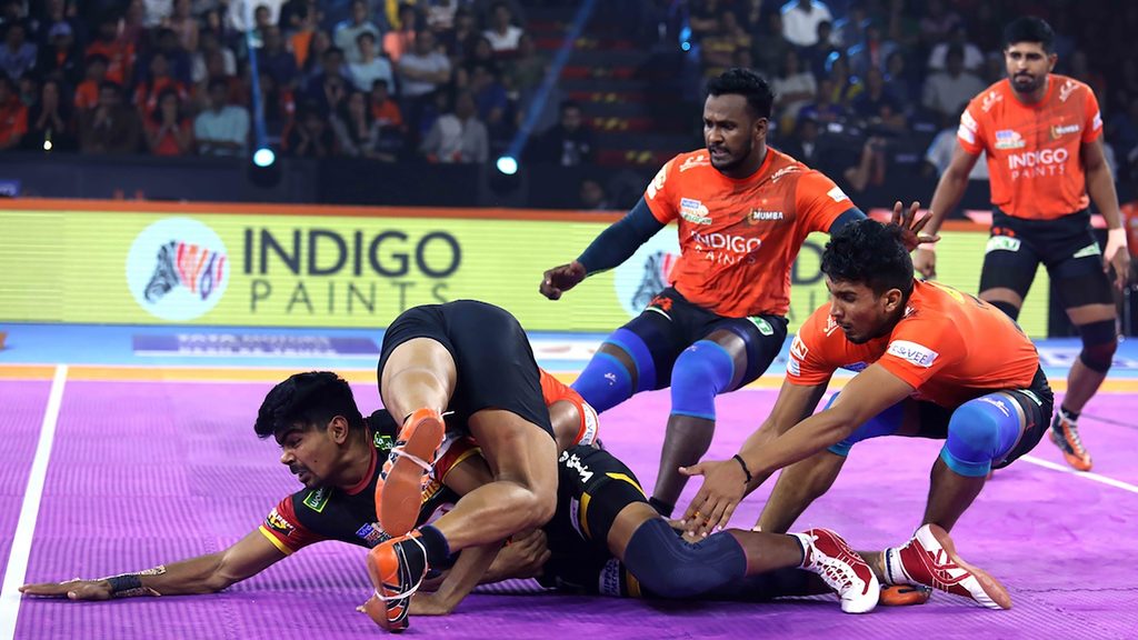 Pawan Sehrawat inspired Bengaluru Bulls to a win over U Mumba with a Super 10 