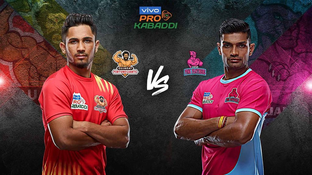 Gujarat Fortunegiants will host Jaipur Pink Panthers in their final game at home this season.