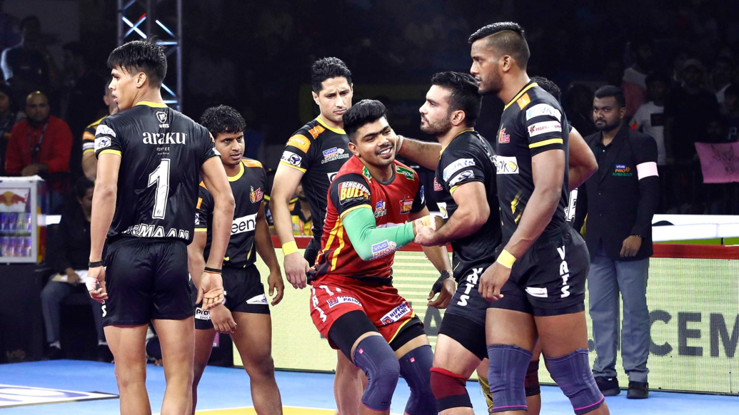 Match 77: Bengaluru Bulls vs Telugu Titans Match 77: Bengaluru Bulls vs Telugu Titans