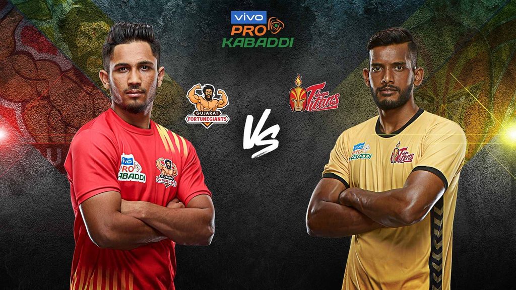 Gujarat Fortunegiants will battle Telugu Titans in their second home leg fixture.