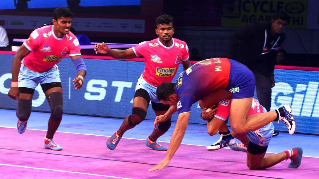 Match 121: Jaipur Pink Panthers vs Dabang Delhi K.C. Match 121: Jaipur Pink Panthers vs Dabang Delhi K.C.