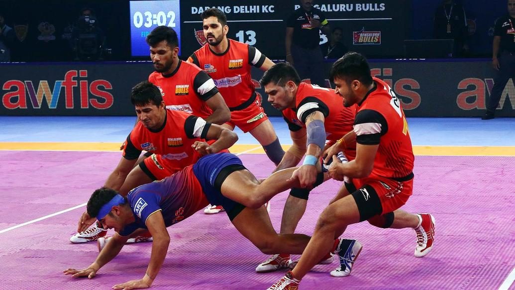 Match 97: Dabang Delhi K.C. vs Bengaluru Bulls Match 97: Dabang Delhi K.C. vs Bengaluru Bulls