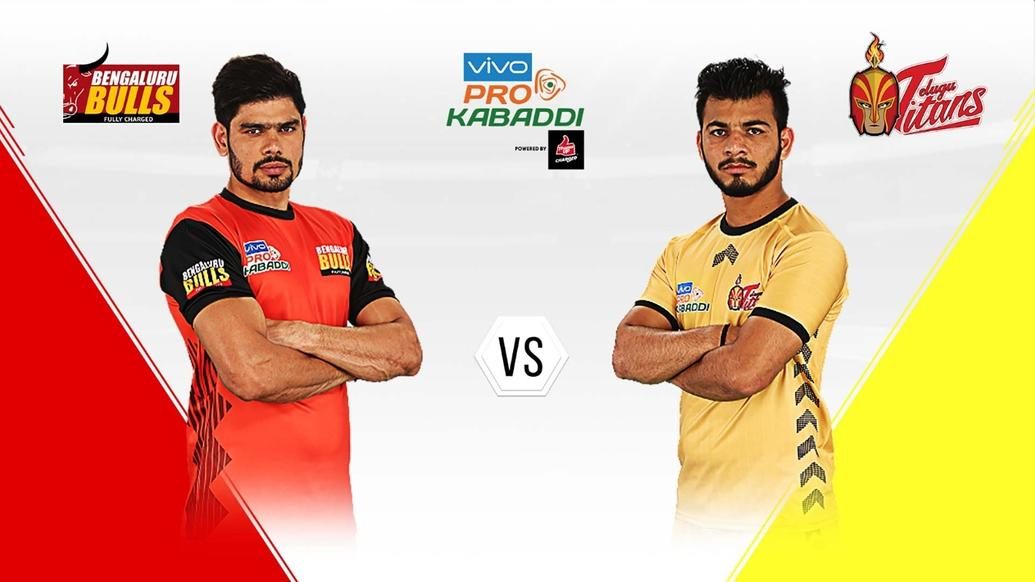 Bengaluru Bulls and Telugu Titans clash for the first time this season Bengaluru Bulls and Telugu Titans clash for the first time this season