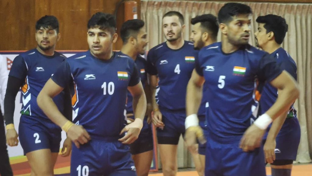 India national kabaddi team beat Pakistan in the South Asian Games 2019. 