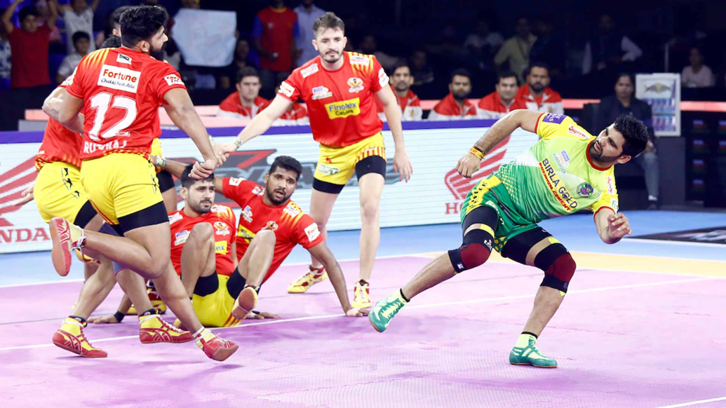 Match 123: Gujarat Fortunegiants vs Patna Pirates Match 123: Gujarat Fortunegiants vs Patna Pirates